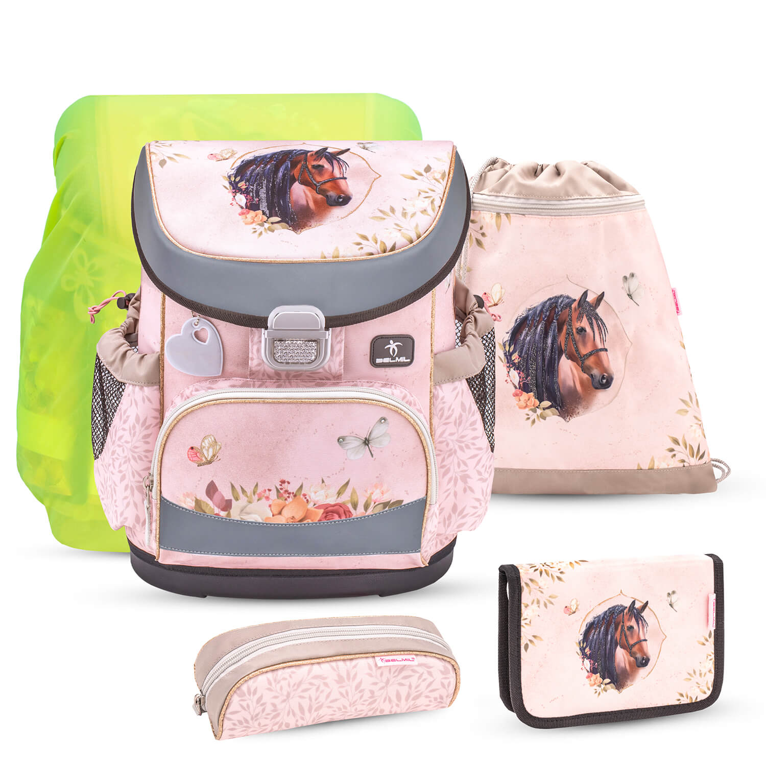 Mini-Fit Horse Chestnut schoolbag set 5 pcs
