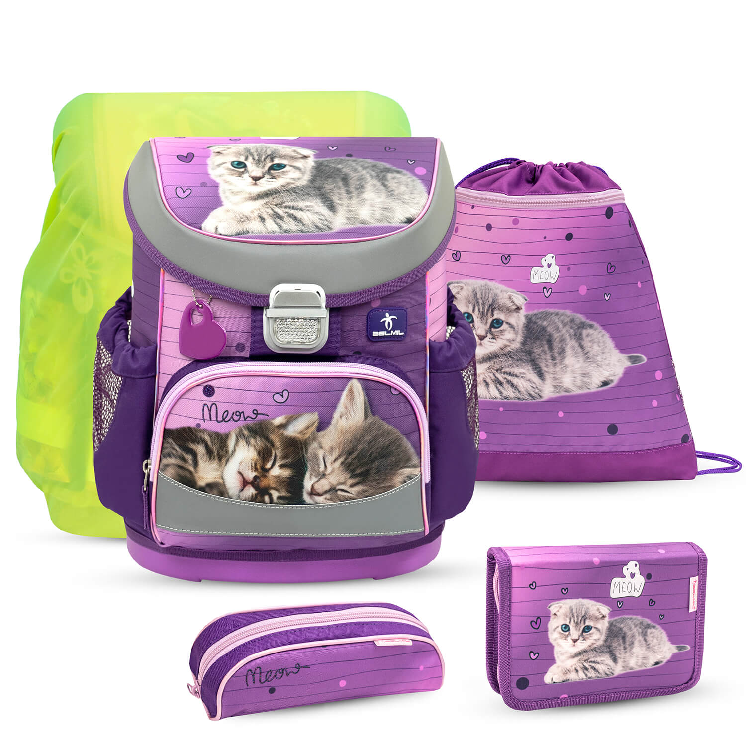 Mini-Fit Little Caty schoolbag set 5 pcs