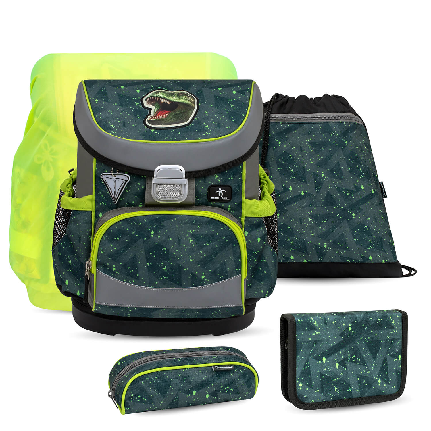 Mini-Fit T-rex Roar Schulranzen Set 5 tlg.
