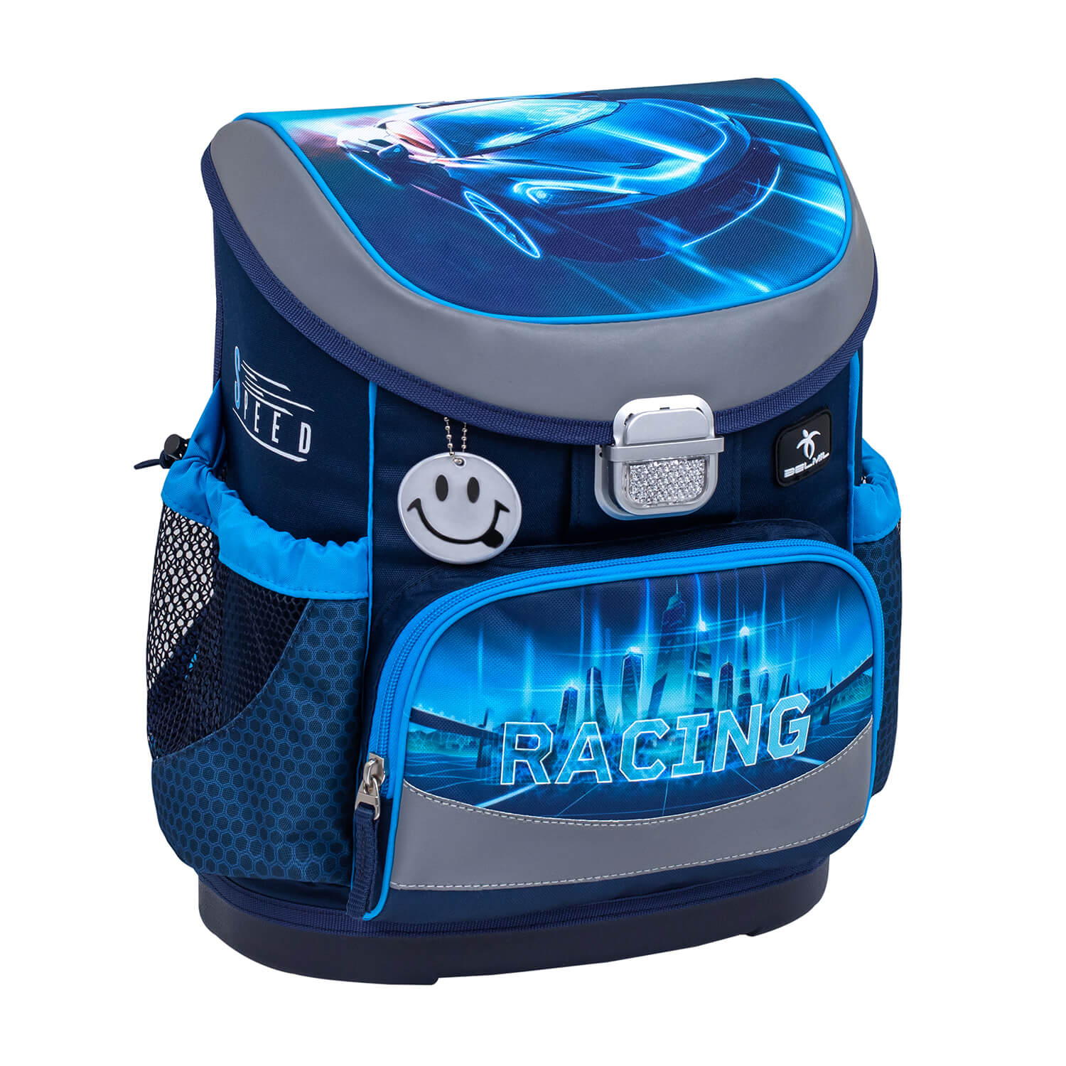 Mini-Fit Racing Blue Neon schoolbag set 4 pcs