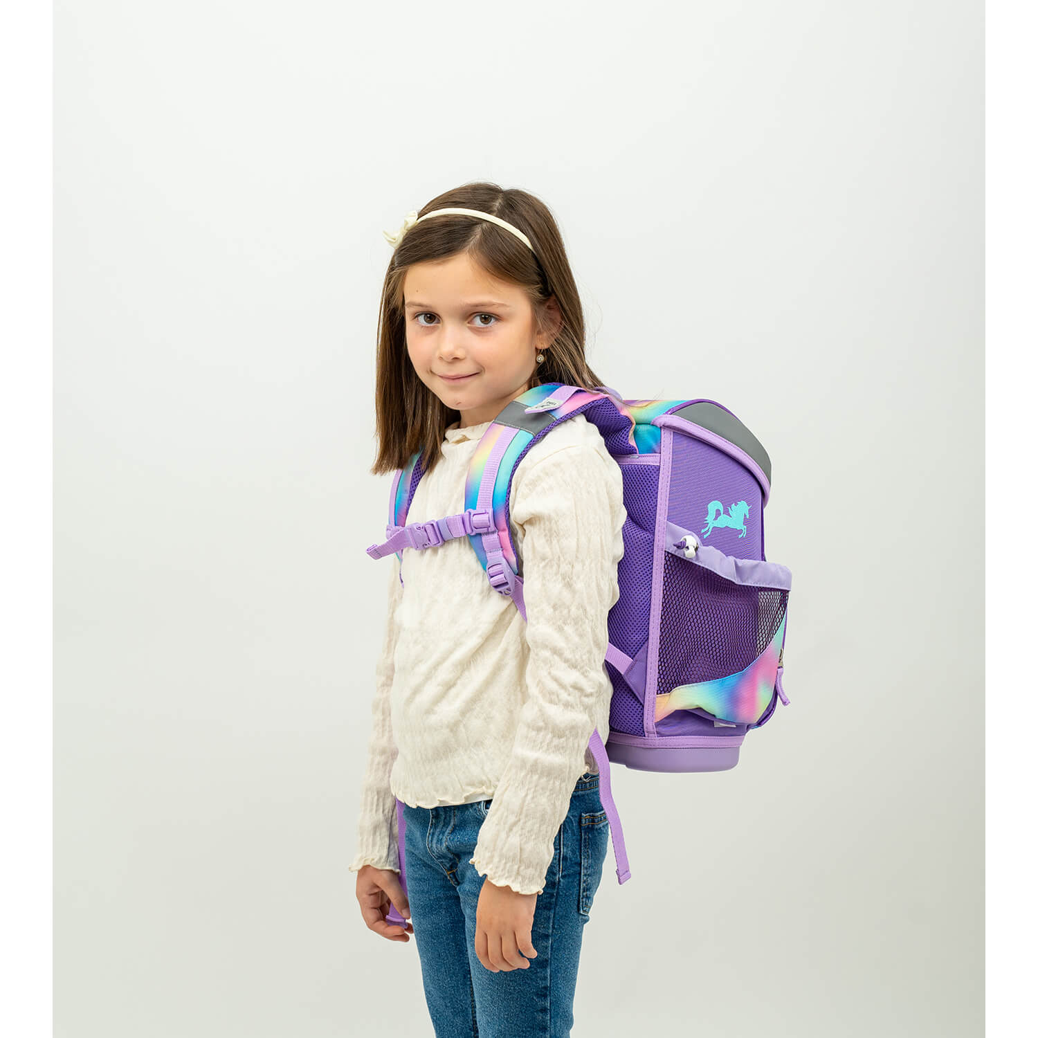 Mini-Fit Rainbow Color schoolbag set 5 pcs with GRATIS keychain