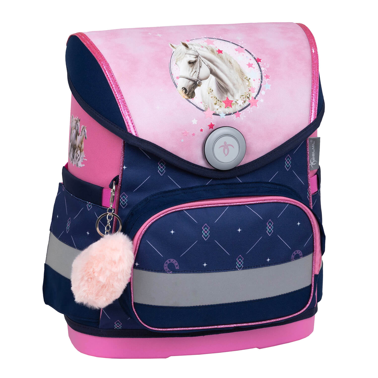 Compact Amazing Horses schoolbag set 5 pcs