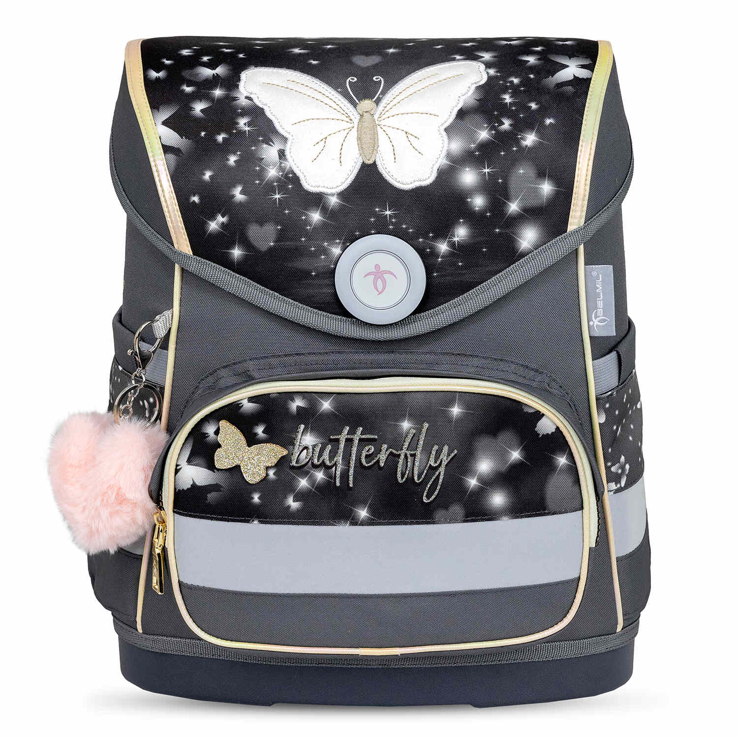 Compact Amazing Butterfly schoolbag set 4 pcs