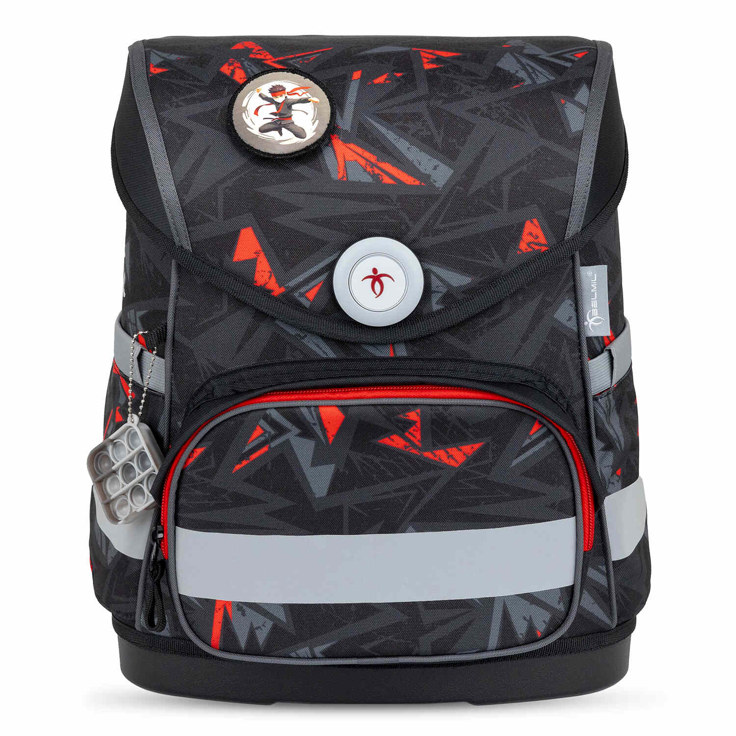 Compact Ninja schoolbag set 5 pcs.