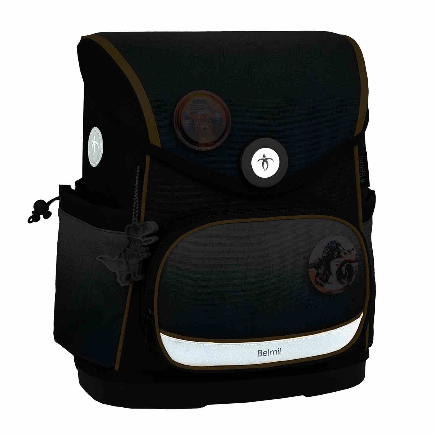 Compact Plus Black-grey schoolbag