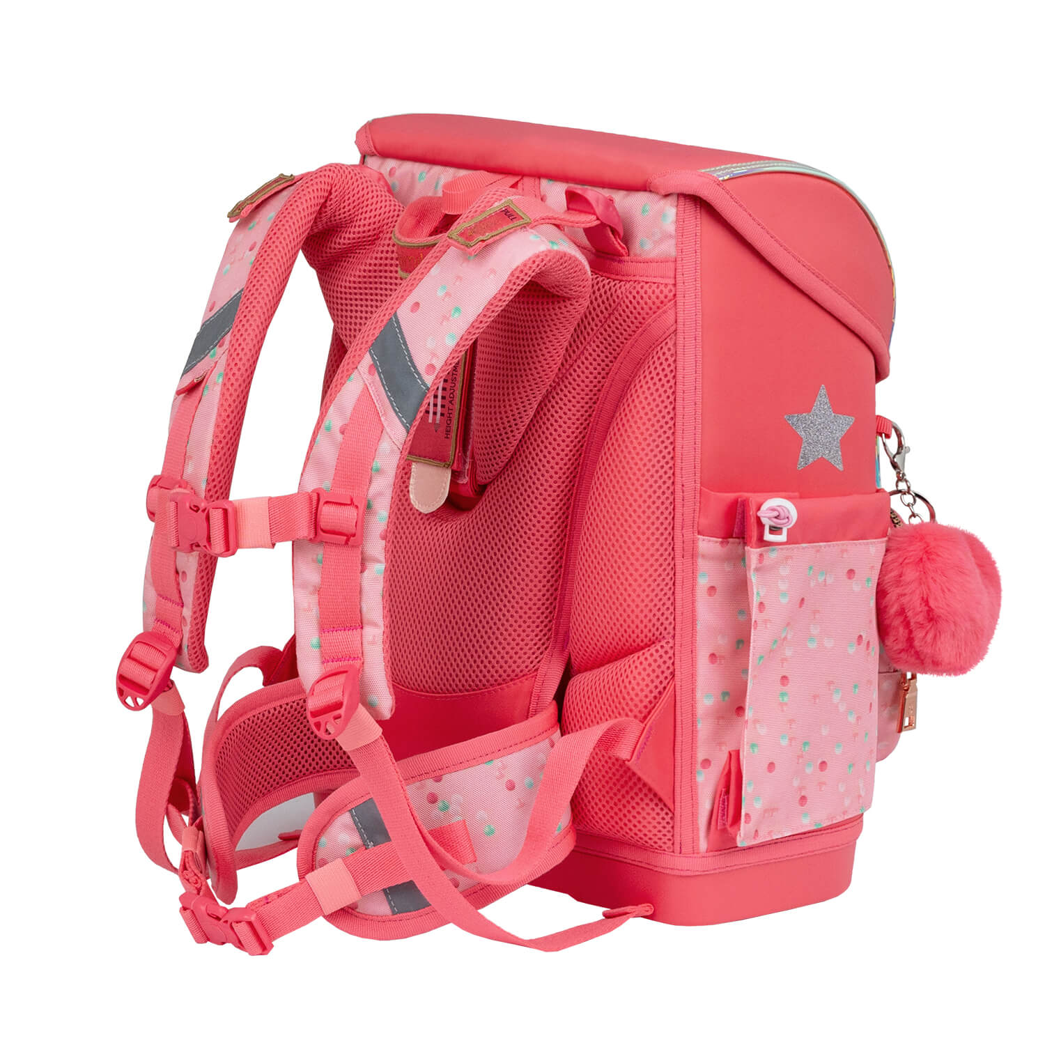 Premium Compact Plus Rose Quartz Schoolbag set 5pcs.