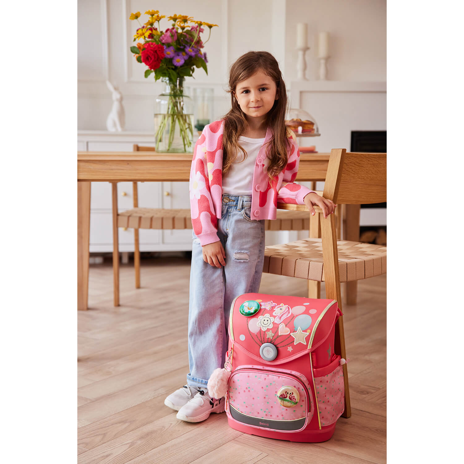 Compact Plus Rose Quartz schoolbag