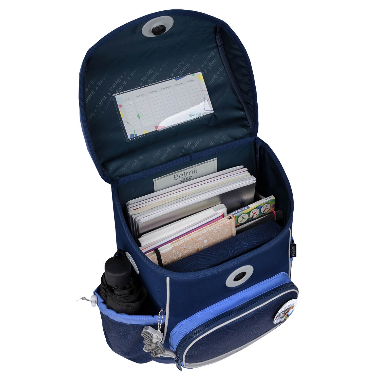 Premium Compact Plus Topographic Schoolbag set 5pcs.