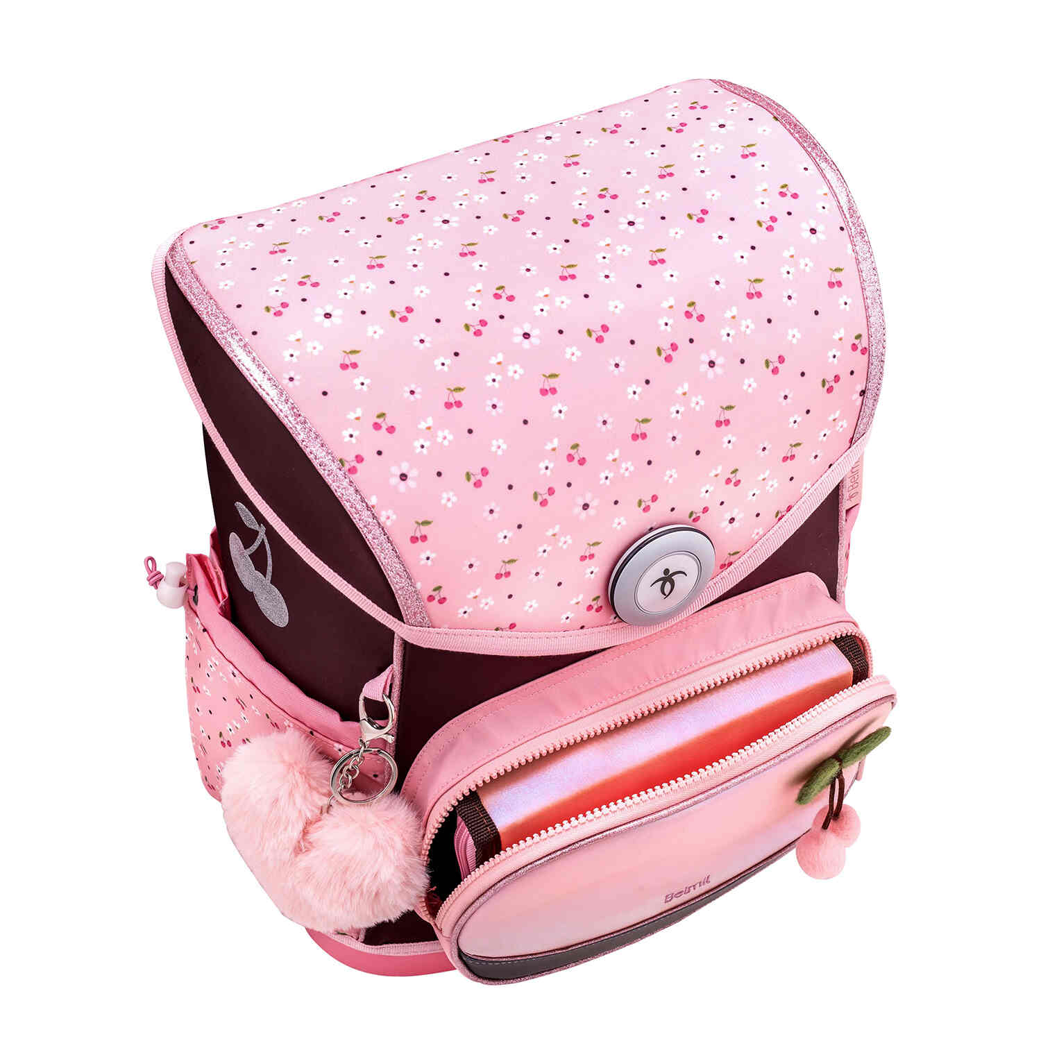 Premium Compact Plus Cherry Blossom Schulranzen Set 5tlg.