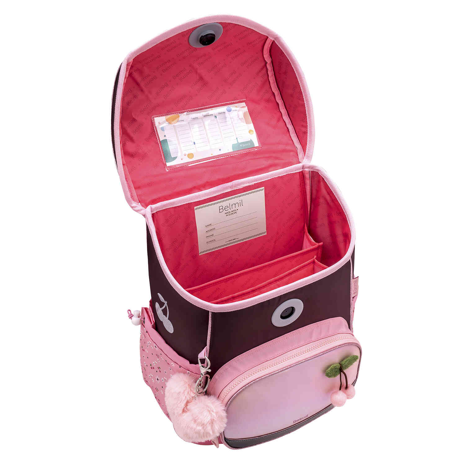 Premium Compact Plus Cherry Blossom Schulranzen Set 5tlg.