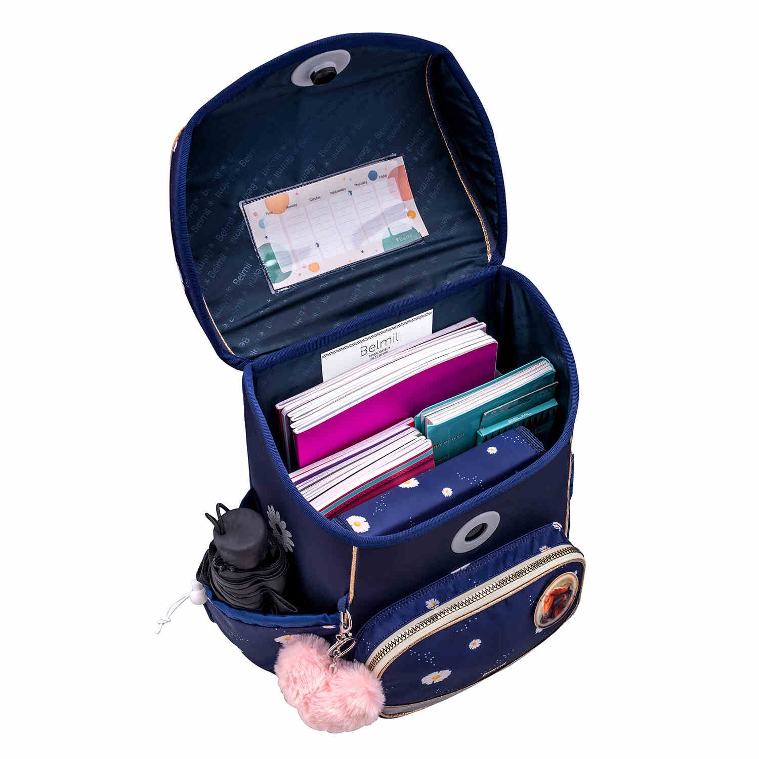 Premium Compact Plus Daisy Schoolbag set 5pcs.