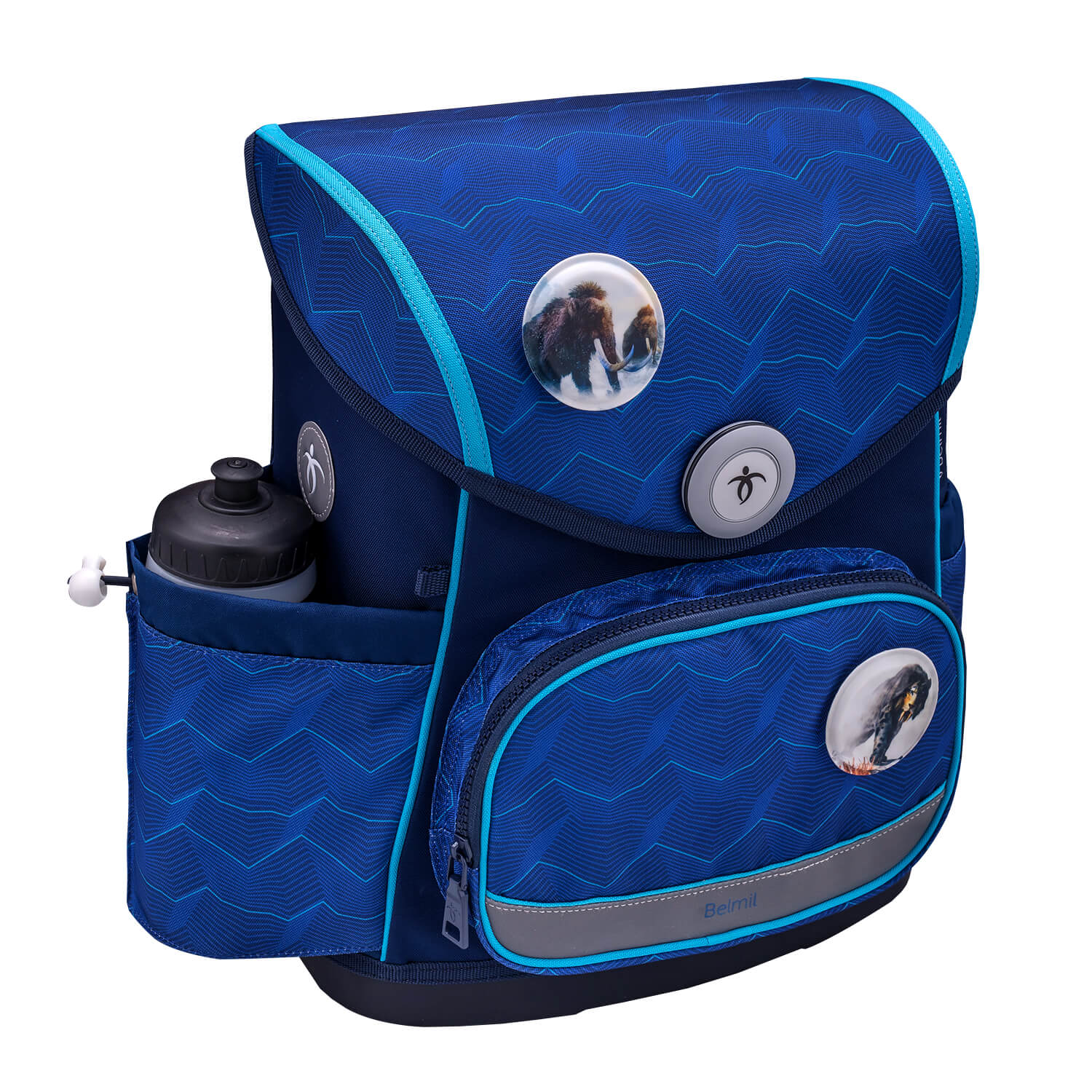 Premium Compact Plus Estate Blue Schoolbag set 5pcs.