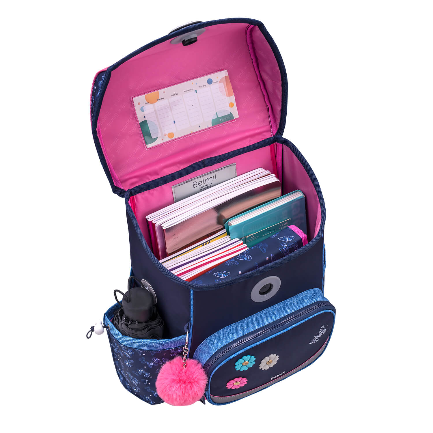 Premium Compact Plus Sapphire Schoolbag set 5pcs.