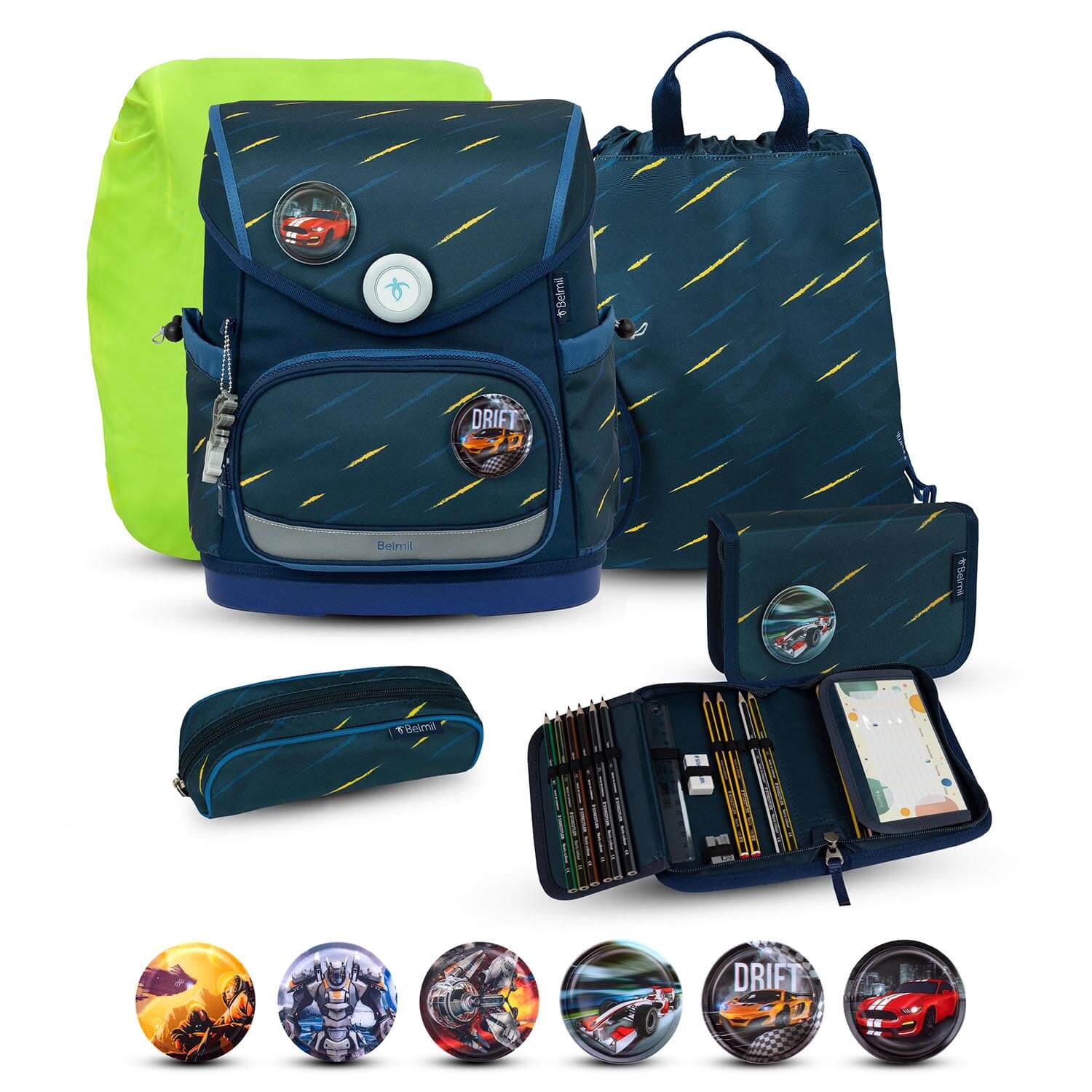 Premium Compact Plus Orion Blue Schulranzen Set 6tlg.