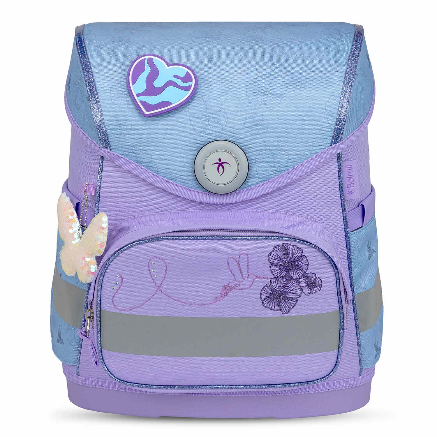 Compact Tropical Hummingbird schoolbag set 5 pcs.