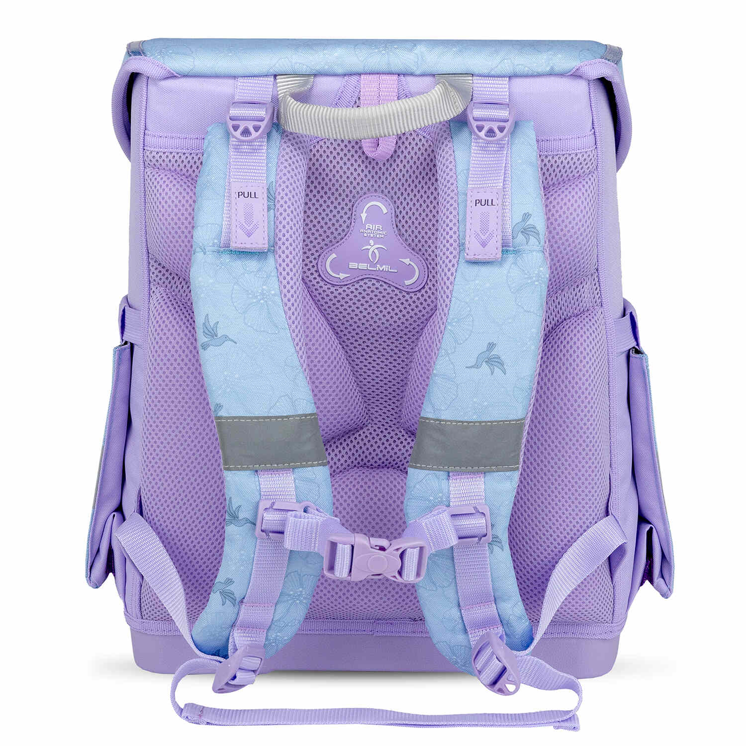 Compact Tropical Hummingbird schoolbag set 5 pcs.