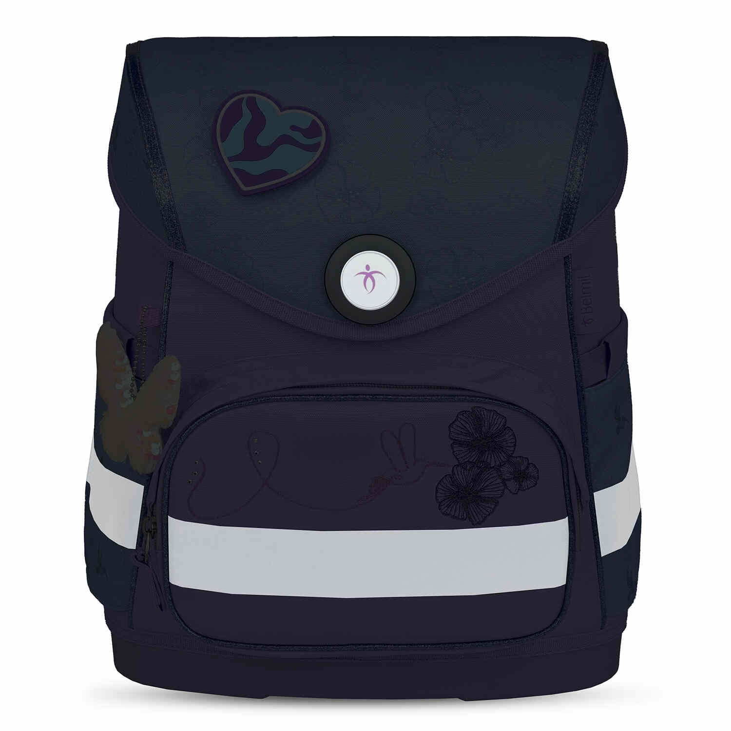 Compact Tropical Hummingbird schoolbag set 5 pcs.