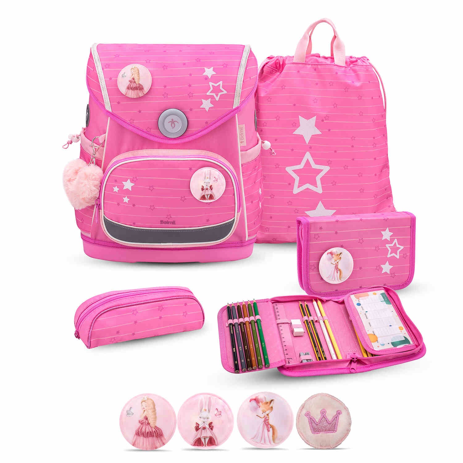 Premium Compact Plus Candy Schoolbag set 5pcs.