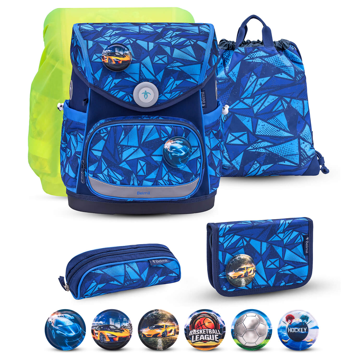 Premium Compact Plus Glacier Blue Schulranzen Set 6tlg.