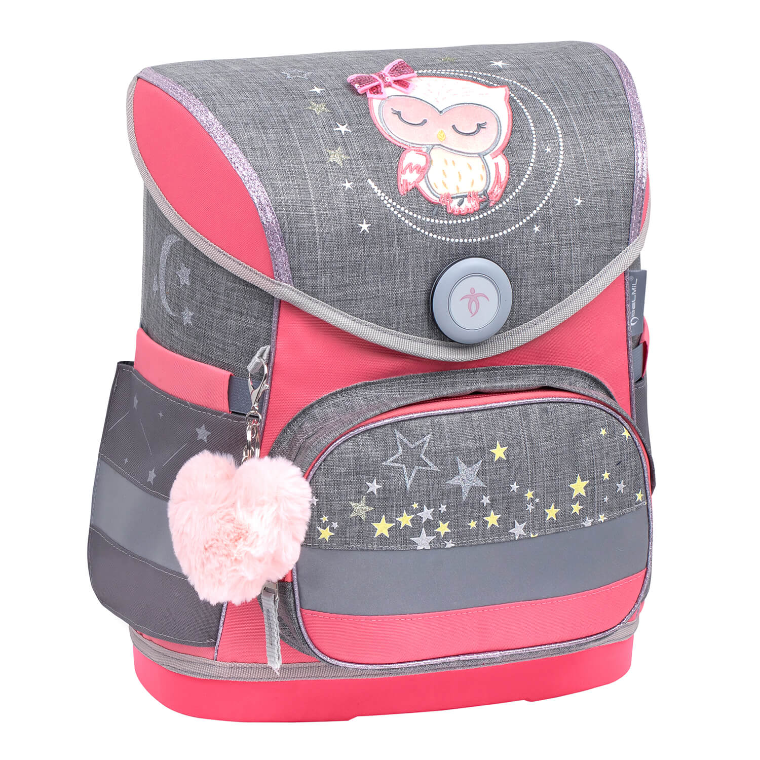 Compact Little Owl schoolbag set 4 pcs