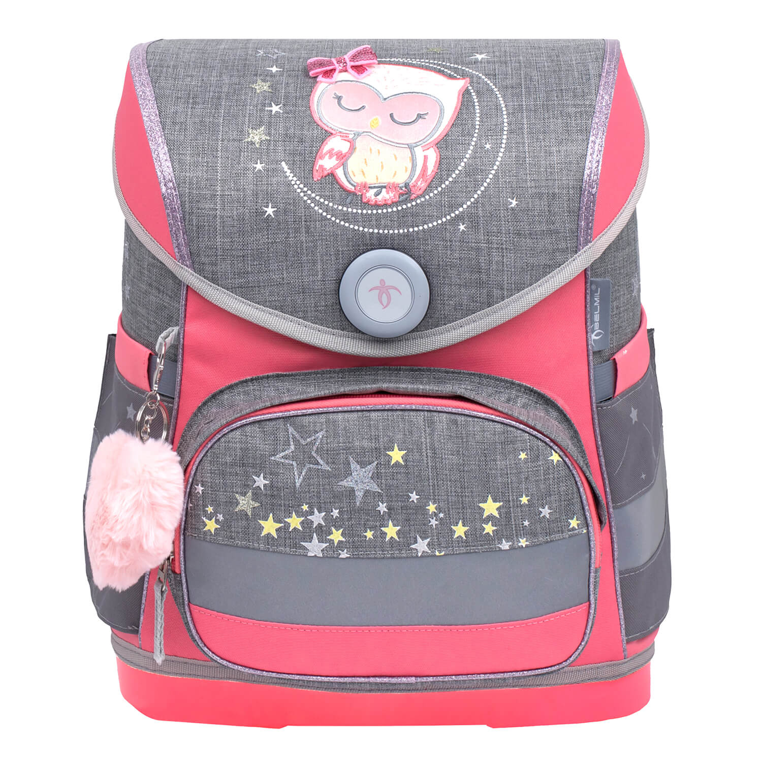 Compact Little Owl schoolbag set 4 pcs