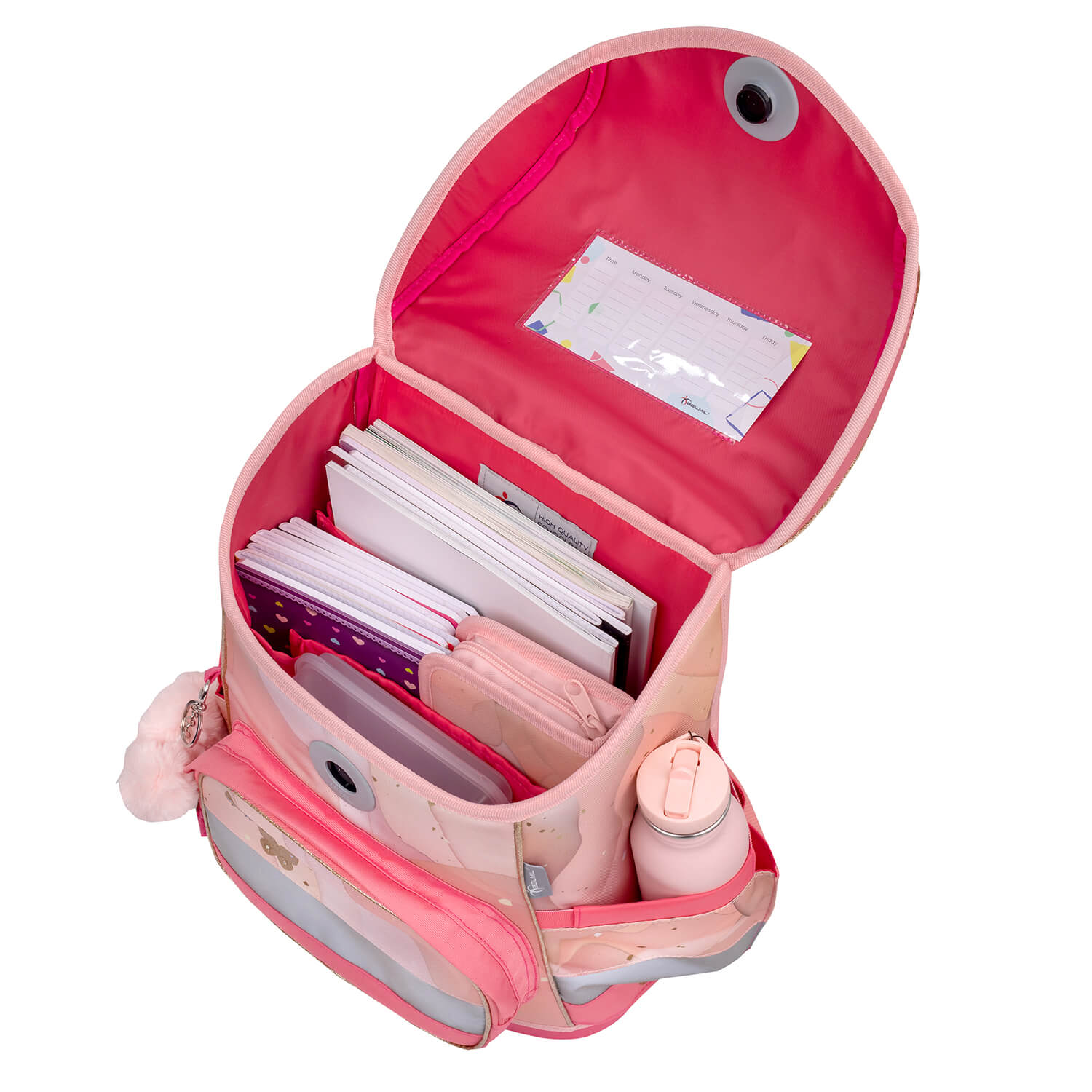 Compact Marble schoolbag set 4 pcs