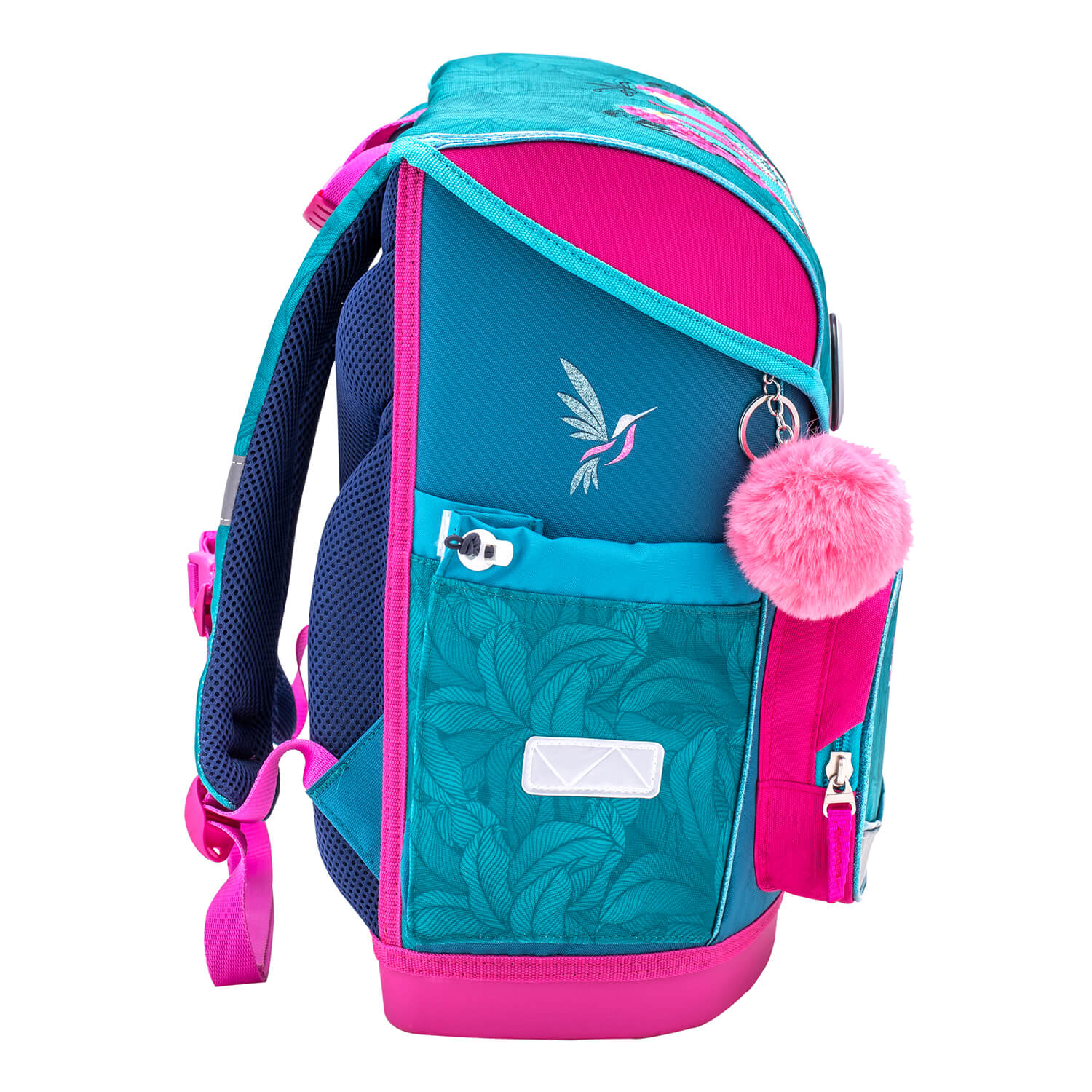 Compact Tropical Hummingbird schoolbag