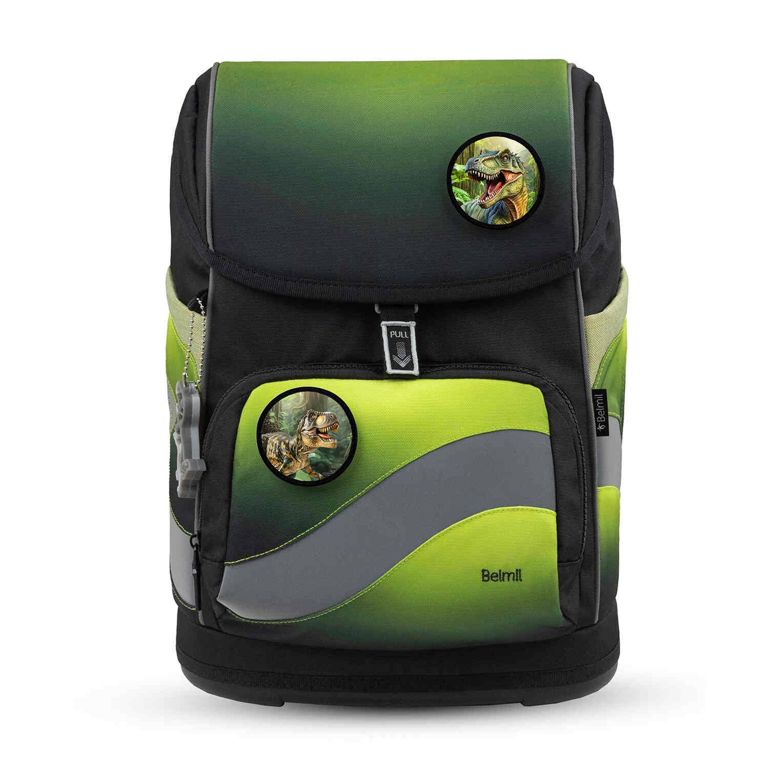 Smarty Plus Black Green Schoolbag set 5pcs.