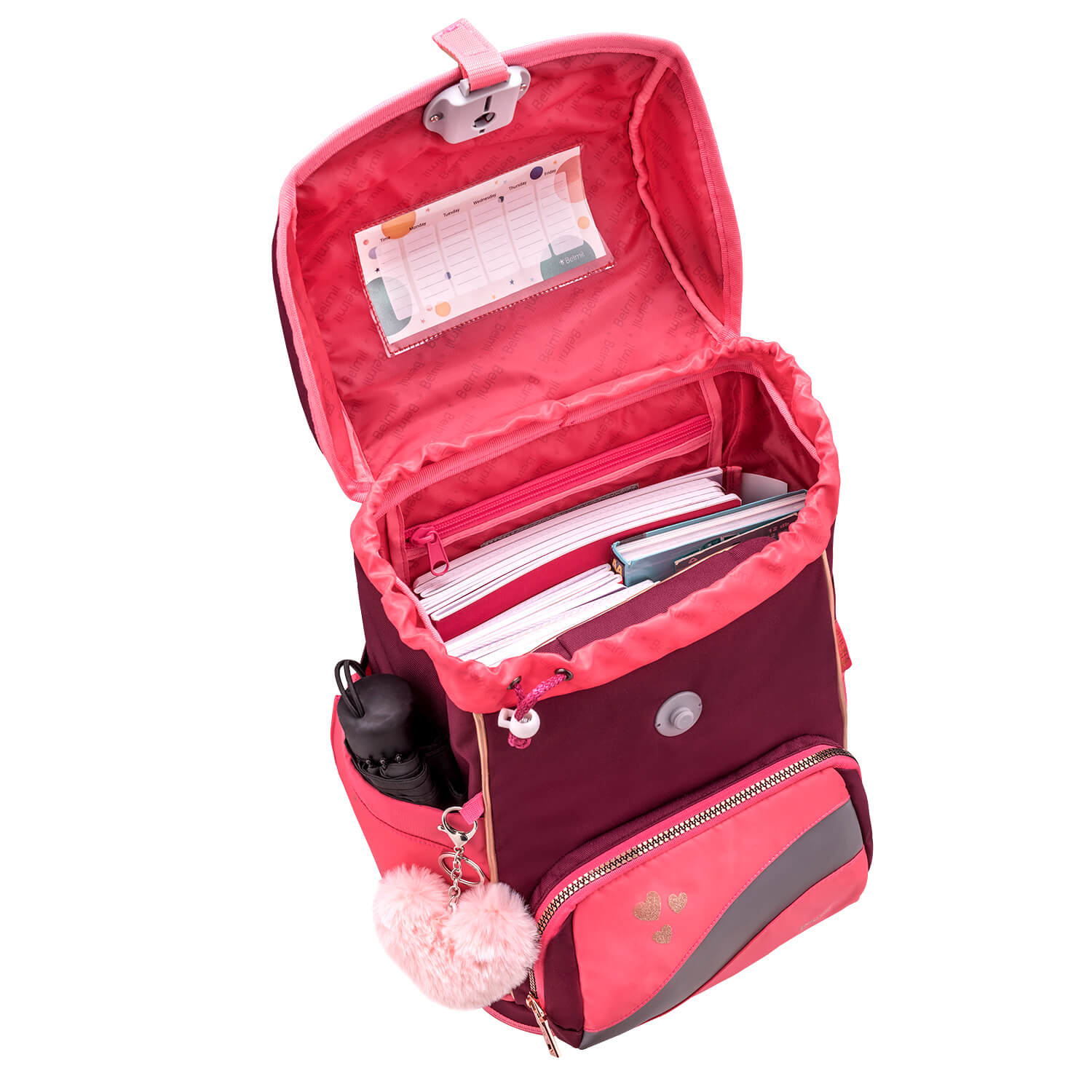 Smarty Plus Coral Schoolbag set 5pcs.