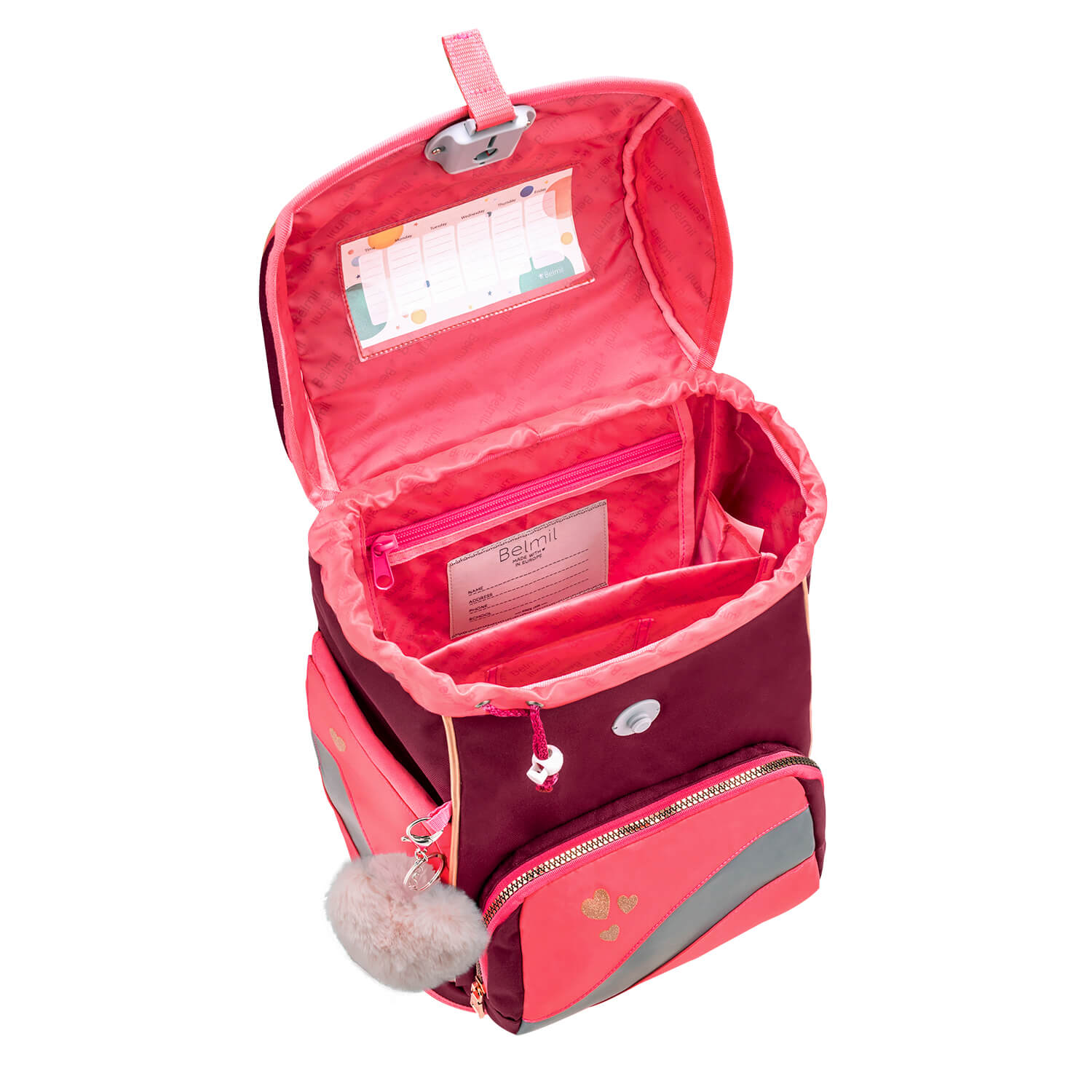 Smarty Plus Coral Schoolbag set 5pcs.