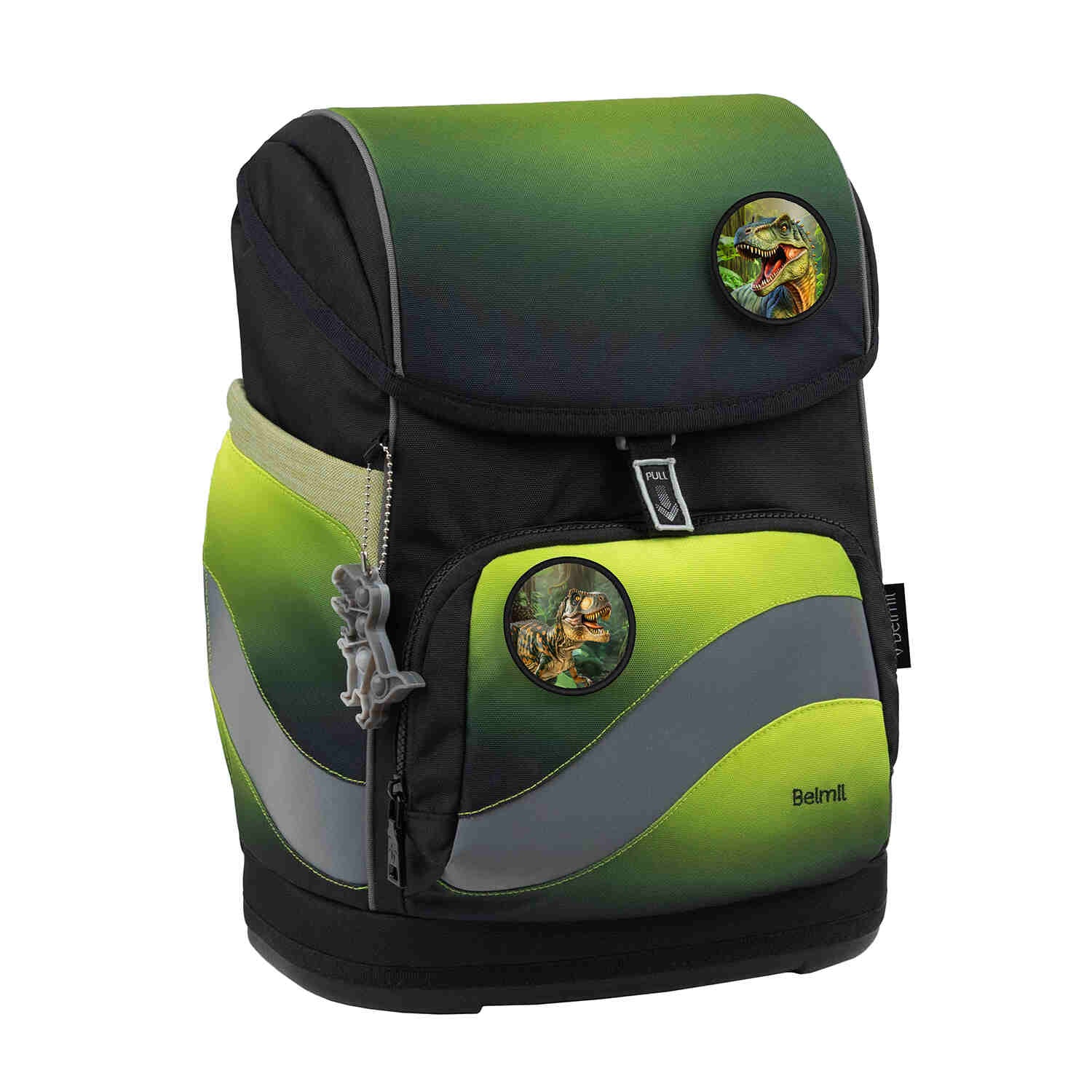 Smarty Plus Black Green Schoolbag set 5pcs.