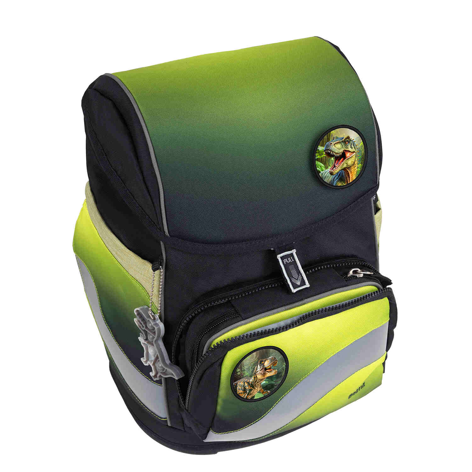 Smarty Plus Black Green Schoolbag set 5pcs.