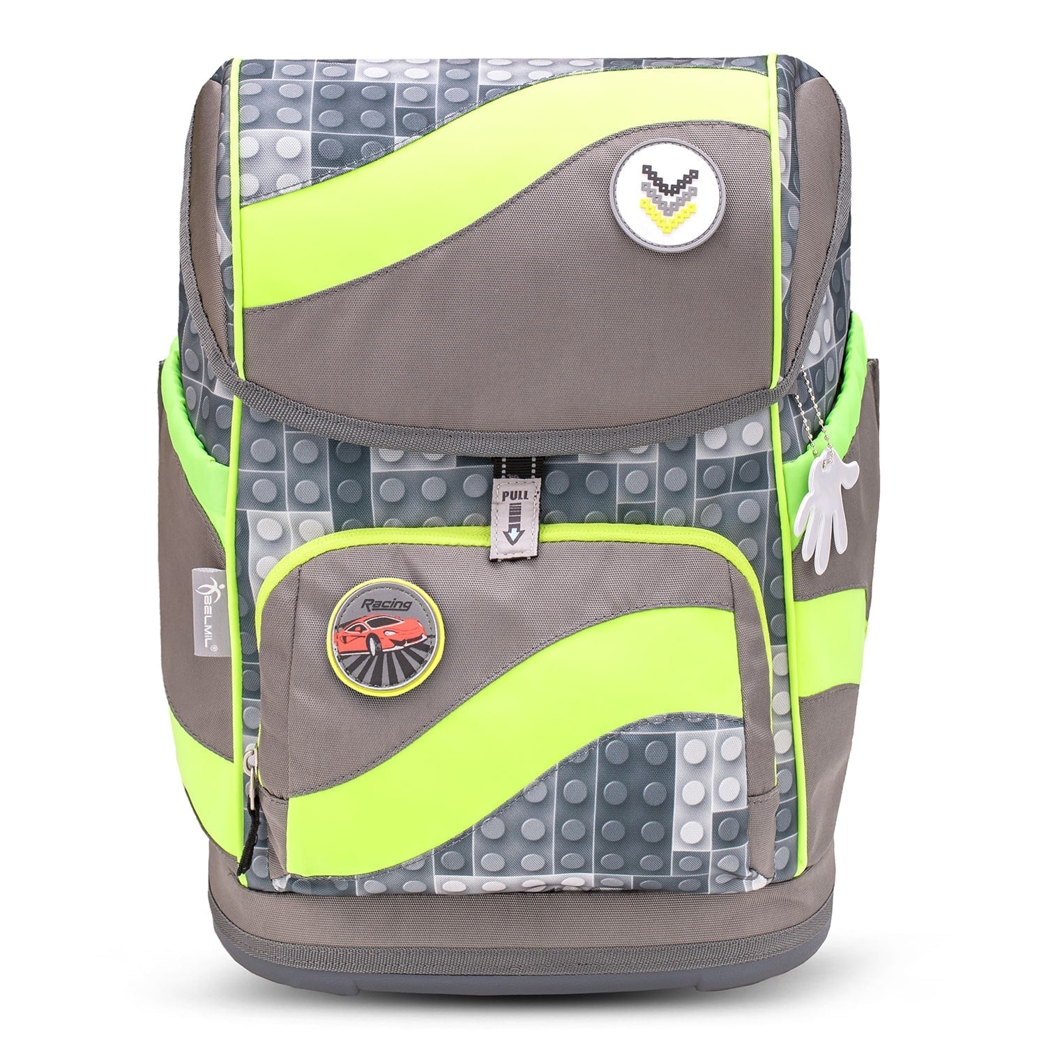 Smarty Bricks Neon schoolbag