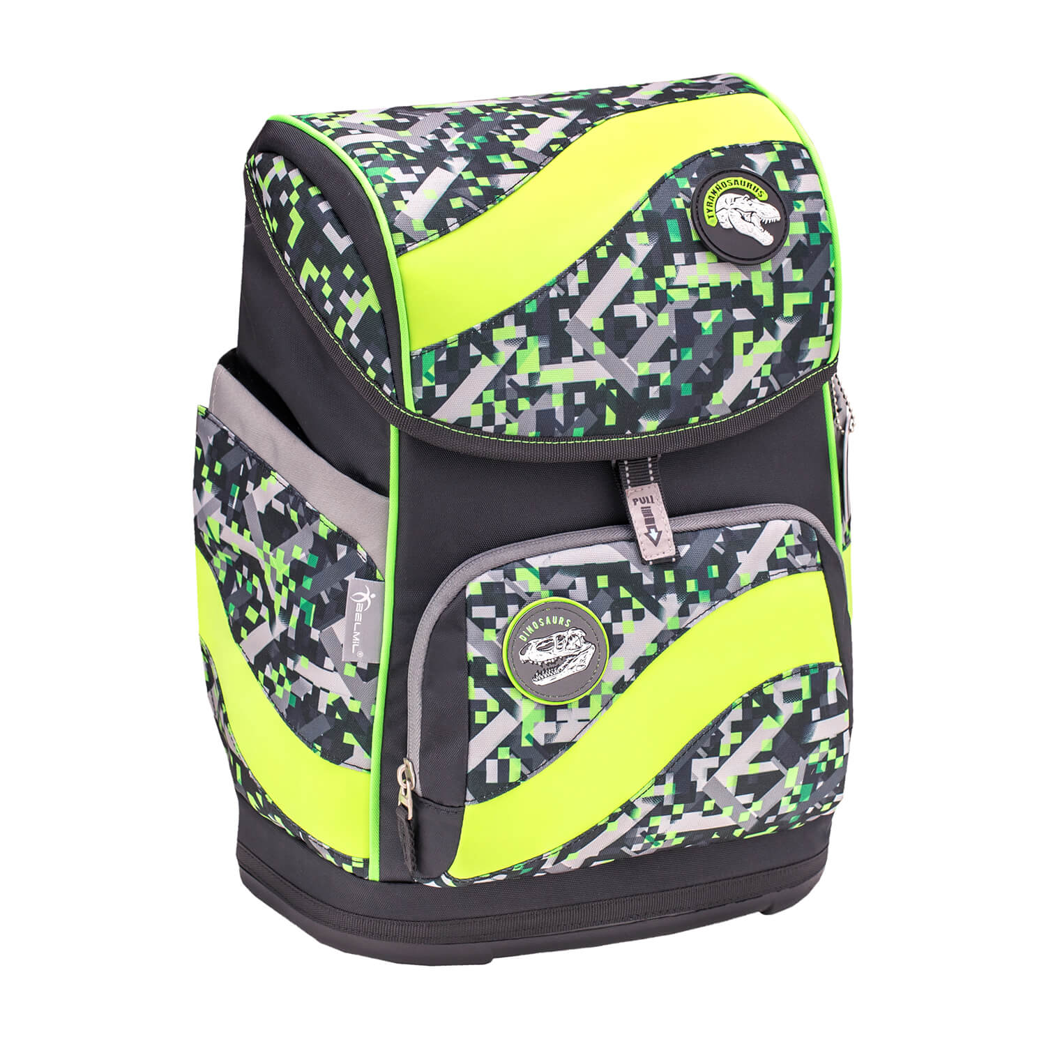 Smarty Dinosaurs Neon schoolbag