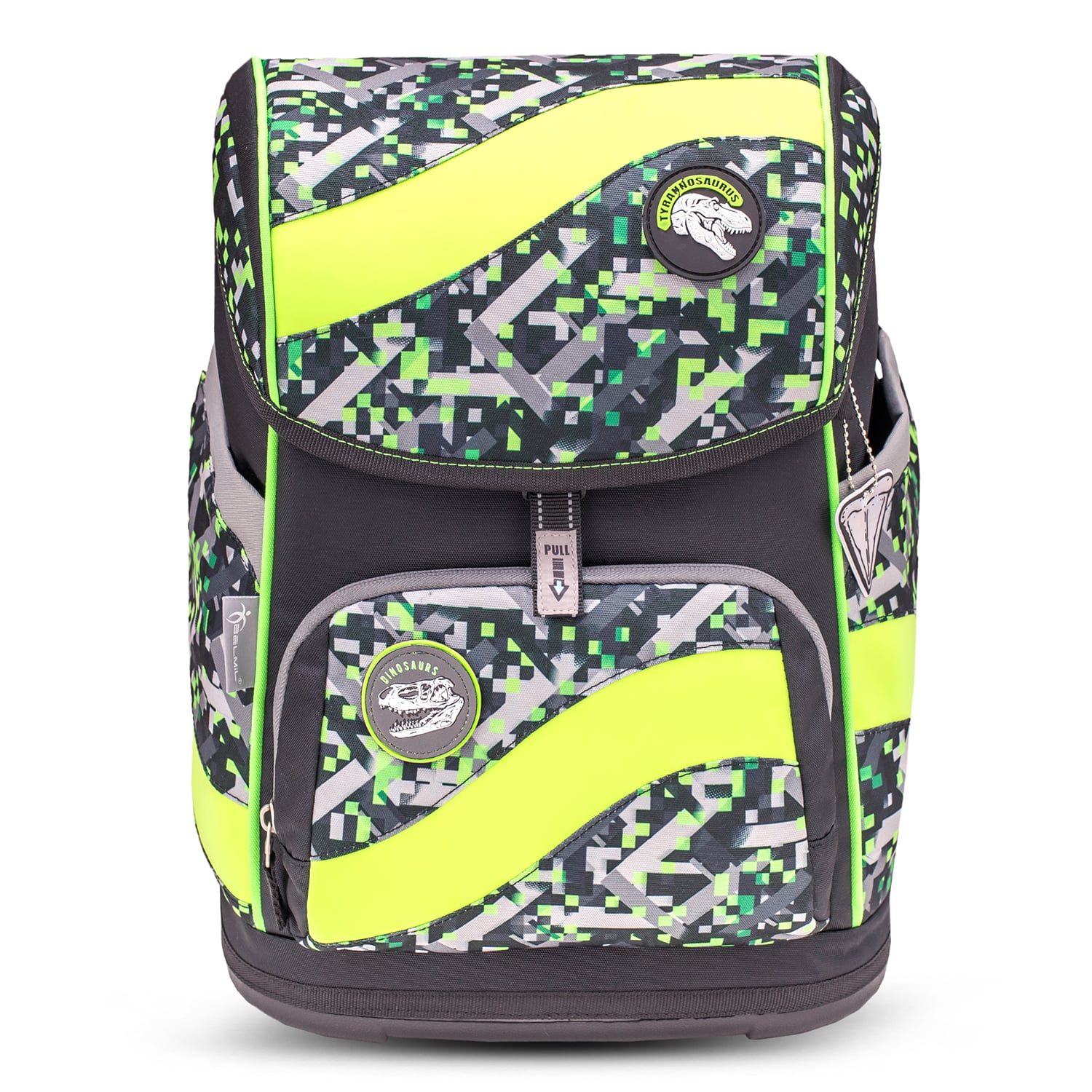 Smarty Dinosaurs Neon schoolbag