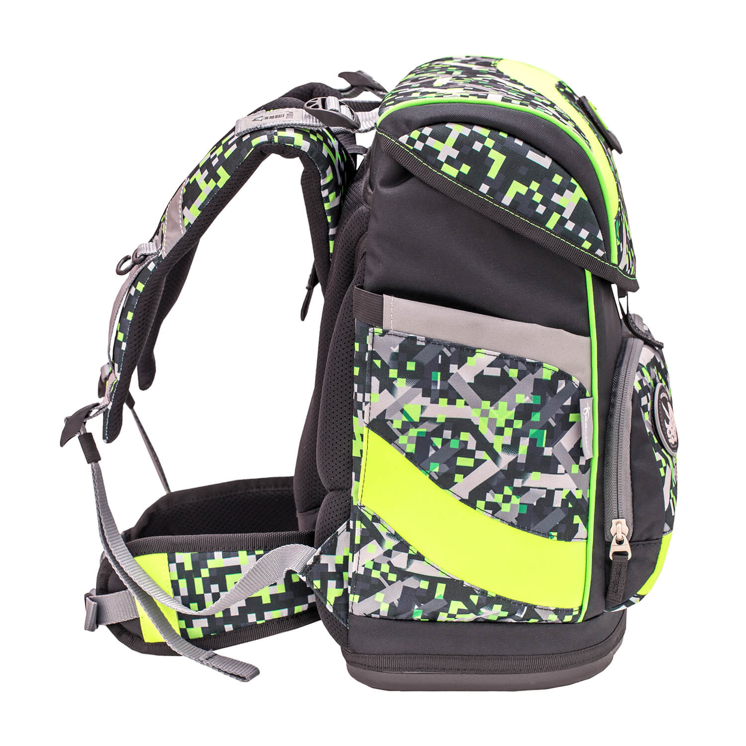 Smarty Dinosaurs Neon schoolbag