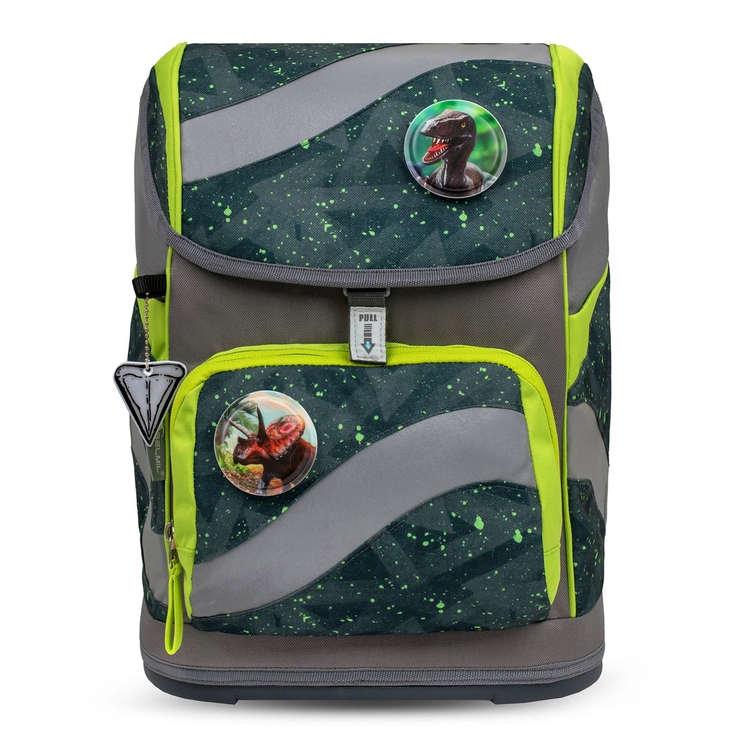 Smarty Green Splash schoolbag