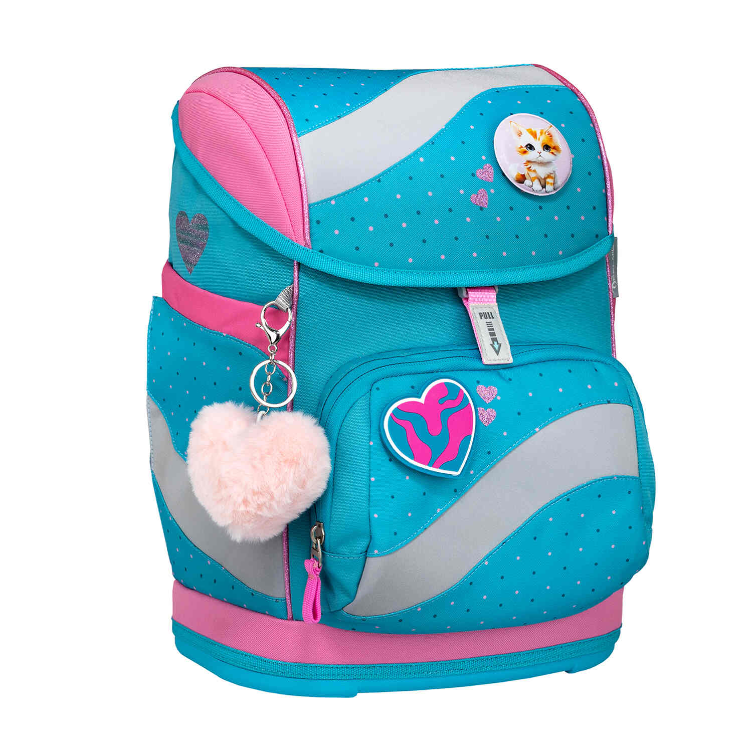 Smarty Hearts and Dots schoolbag set 5 pcs