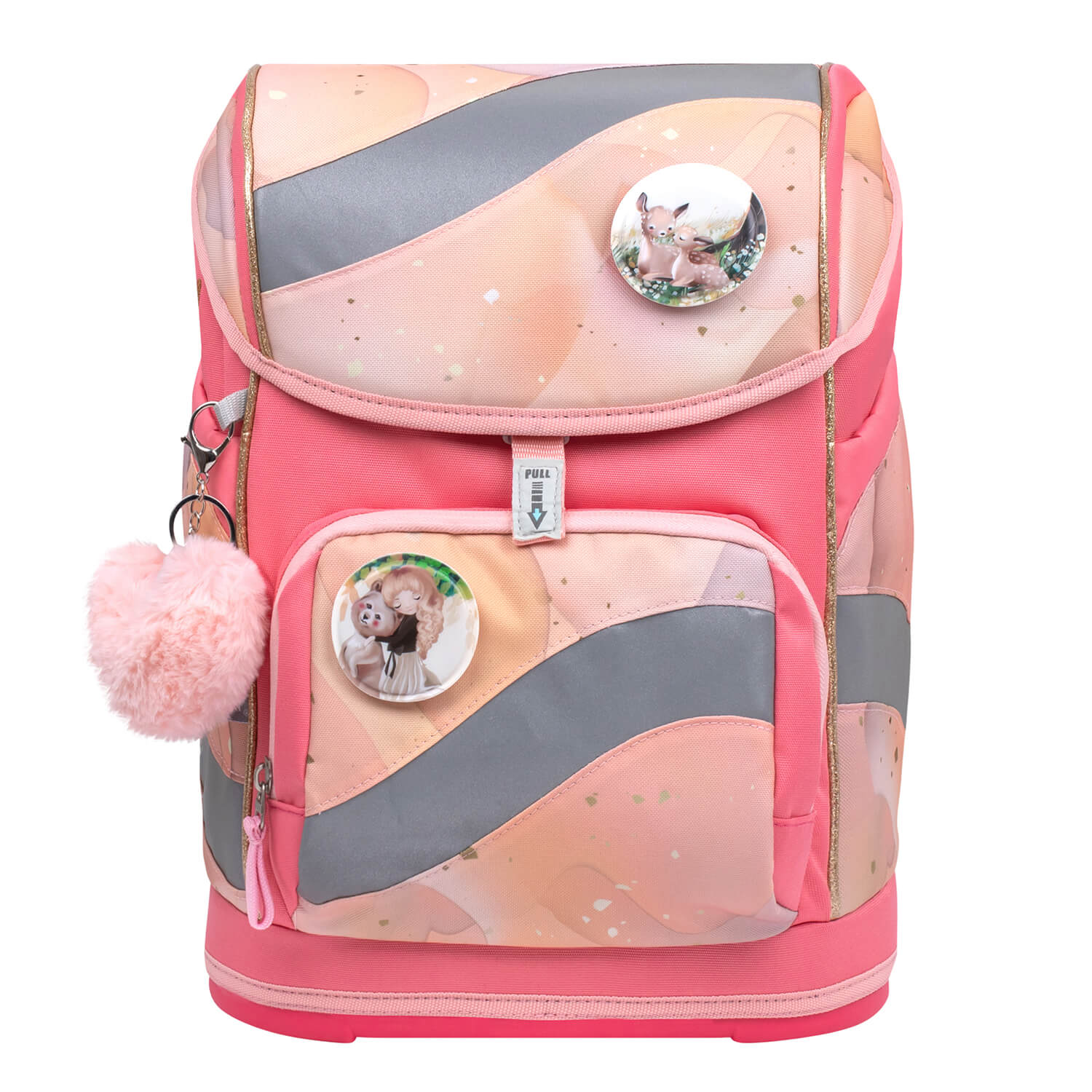 Smarty Marble schoolbag set 5 pcs
