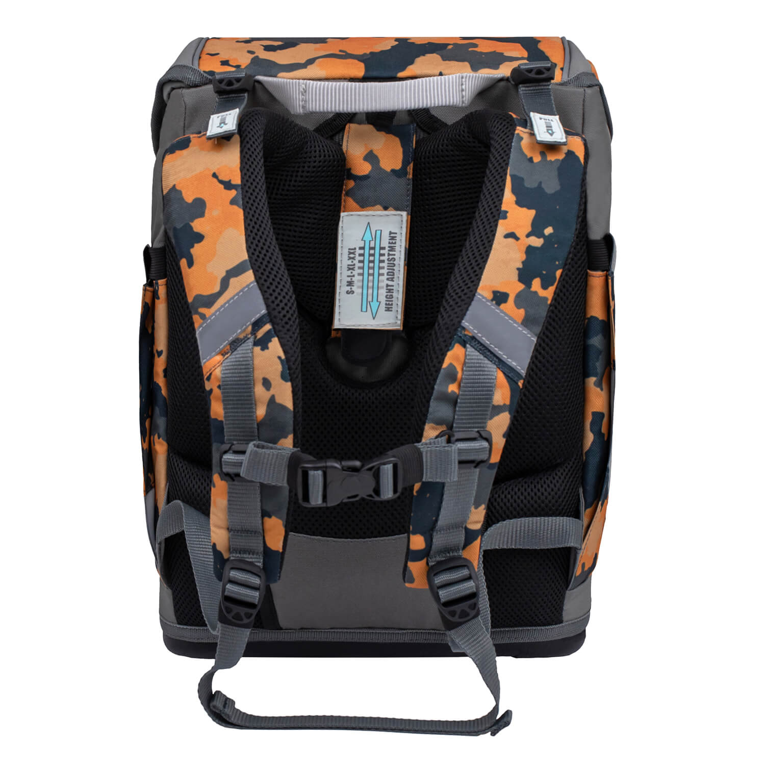 Smarty Orange Camouflage schoolbag set 5 pcs
