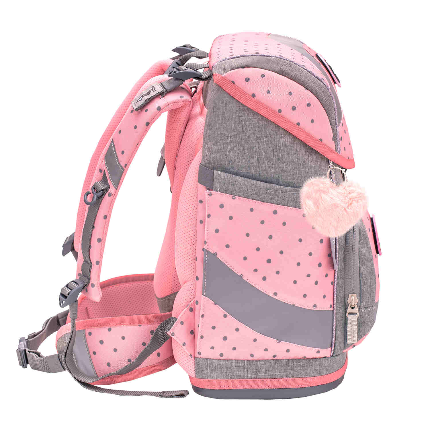 Smarty Pink Dots schoolbag