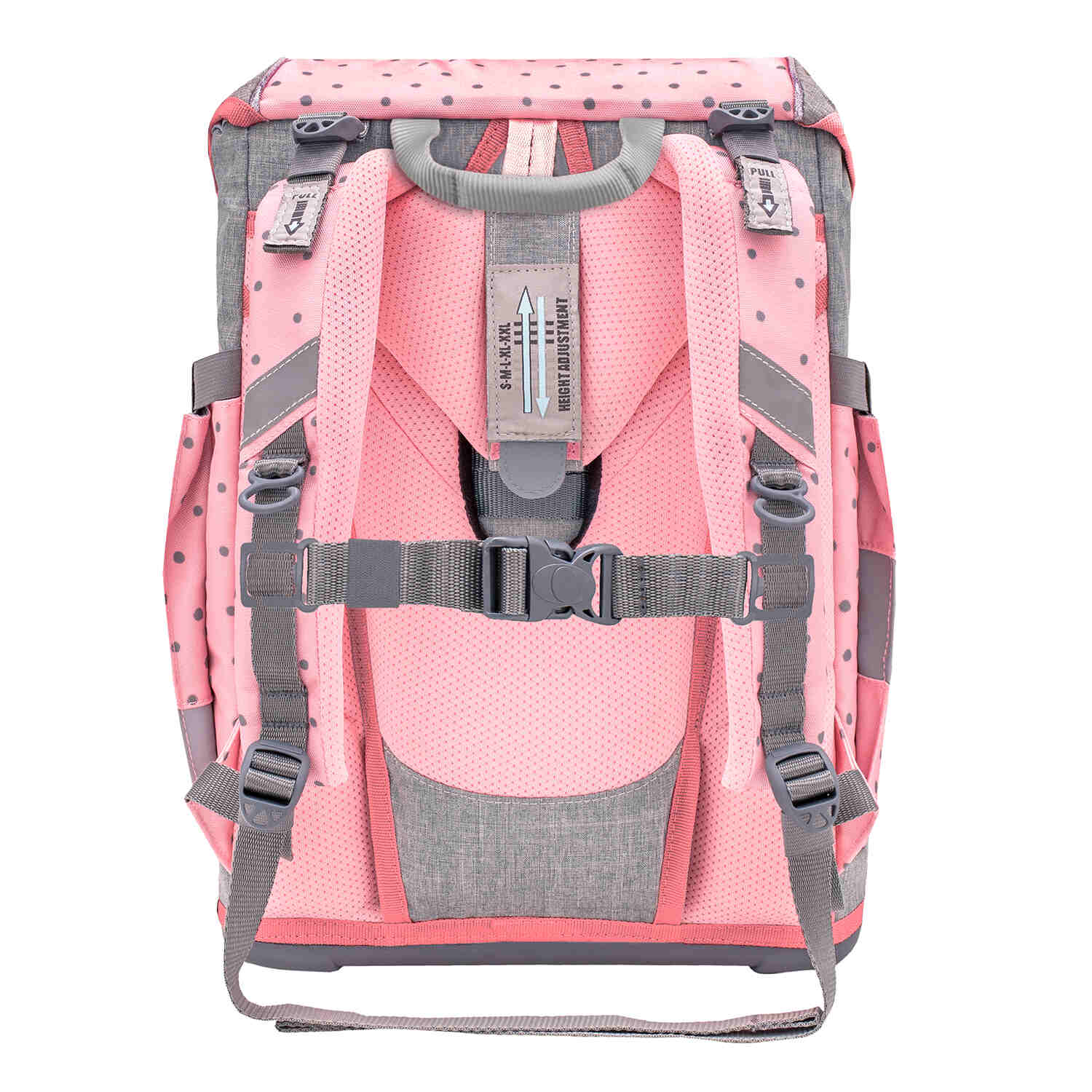 Smarty Pink Dots schoolbag