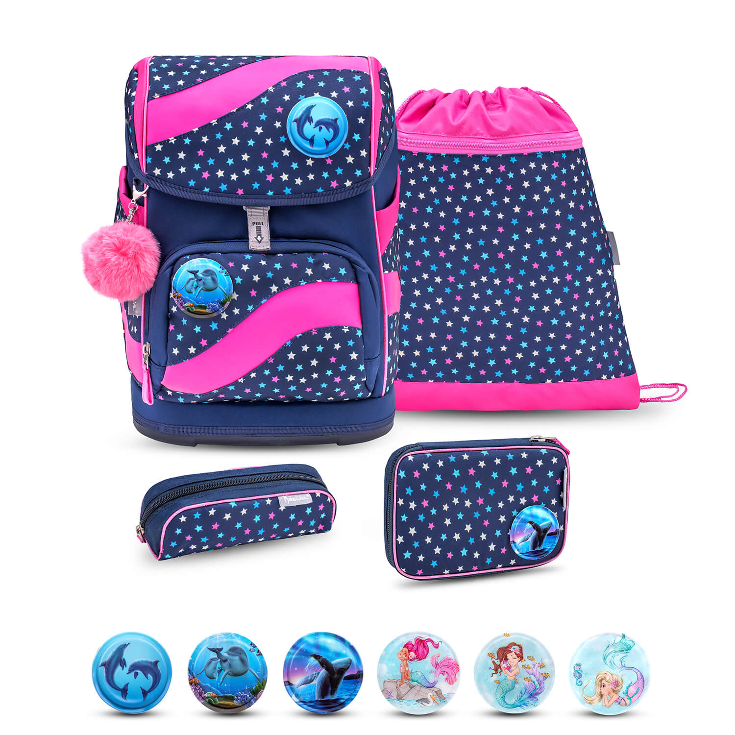 Smarty Stars schoolbag set 5 pcs