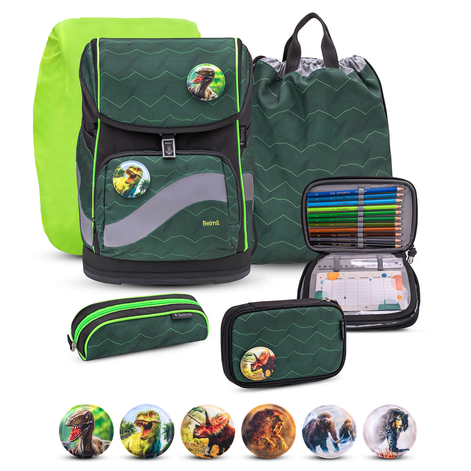 Smarty Plus Twist of Lime Schoolbag set 6pcs.
