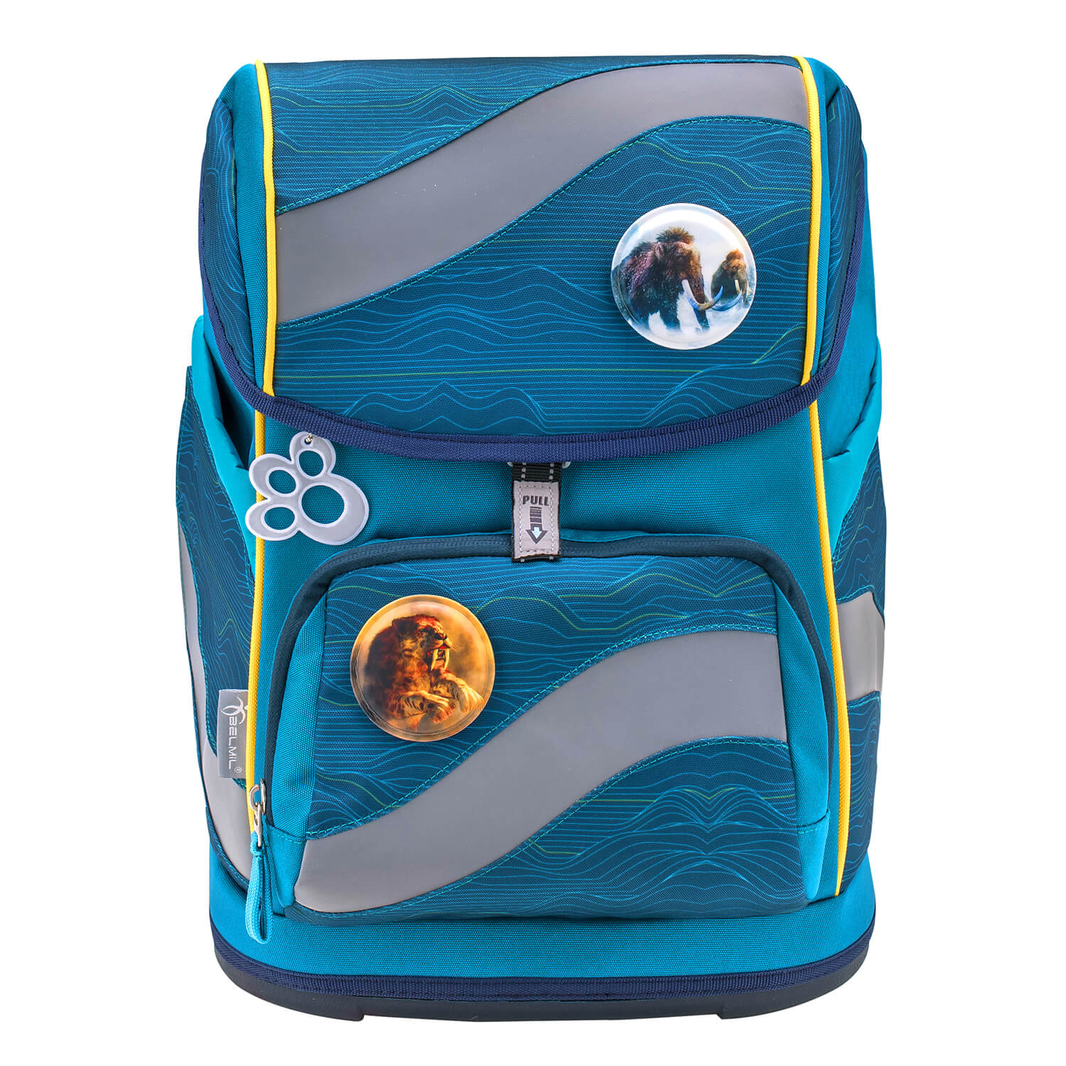 Smarty Waves Orange schoolbag set 5 pcs