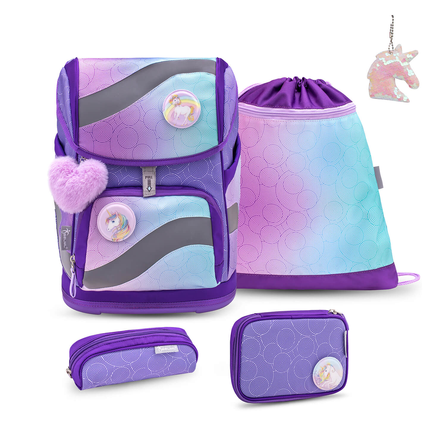 Smarty Wonder 2 schoolbag set 6 pcs with GRATIS keychain