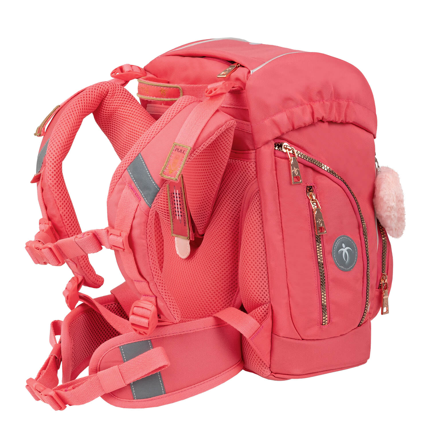 Premium Comfy Plus Rose Quartz Schoolbag set 5pcs.