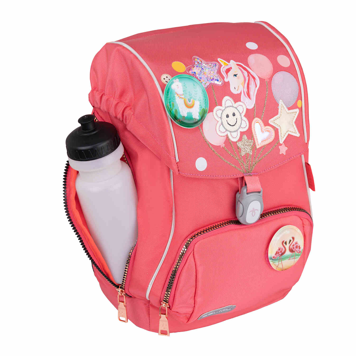 Premium Comfy Plus Rose Quartz Schoolbag set 5pcs.