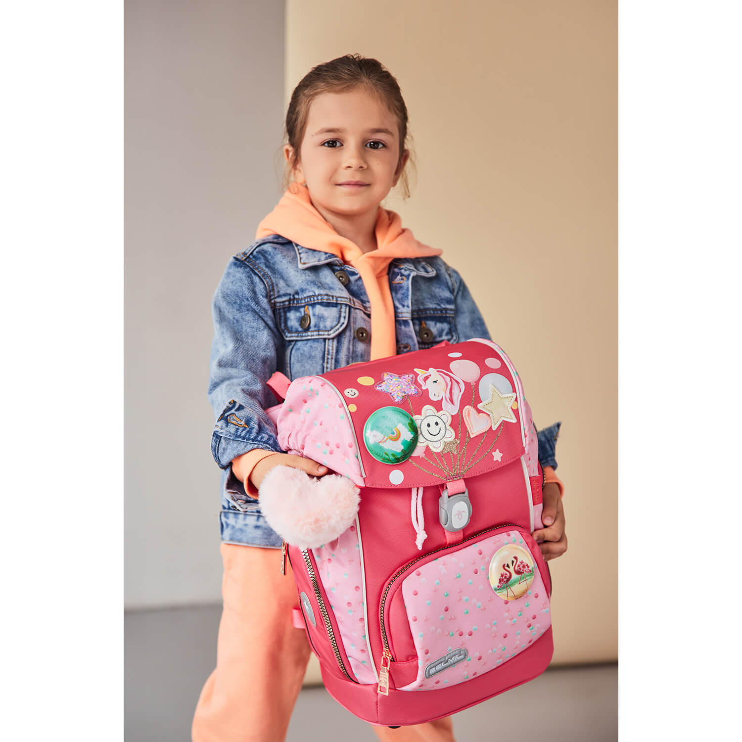 Comfy Plus Rose Quartz schoolbag