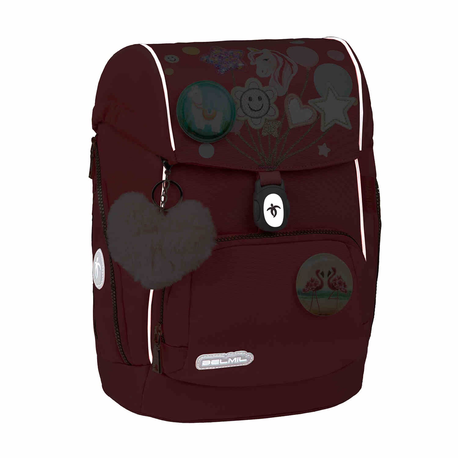 Premium Comfy Plus Rose Quartz Schoolbag set 5pcs.